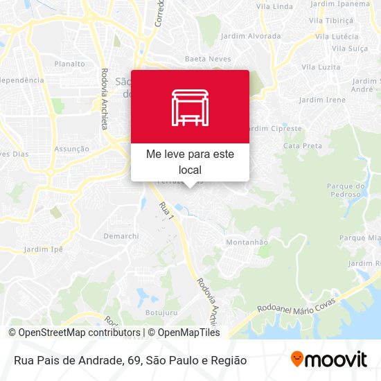 Rua Pais de Andrade, 69 mapa