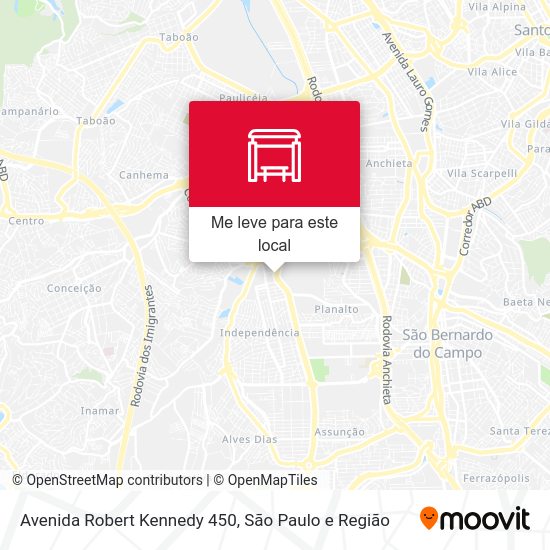 Avenida Robert Kennedy 450 mapa