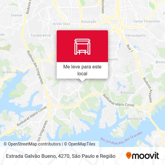 Estrada Galvão Bueno, 4270 mapa