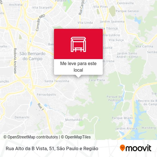 Rua Alto da B Vista, 51 mapa