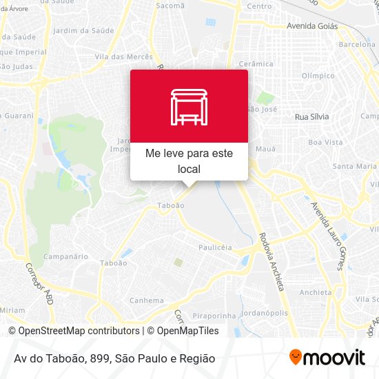 Av do Taboão, 899 mapa
