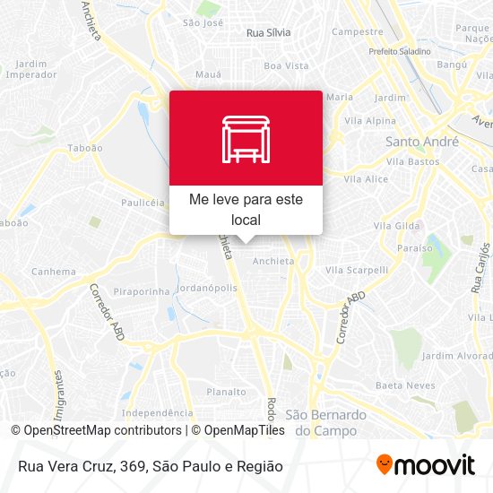 Rua Vera Cruz, 369 mapa