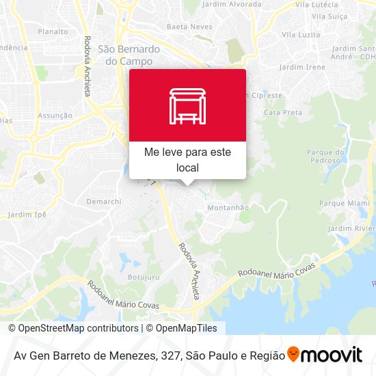 Av Gen Barreto de Menezes, 327 mapa