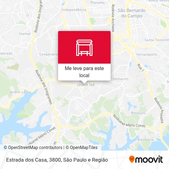 Estrada dos Casa, 3800 mapa