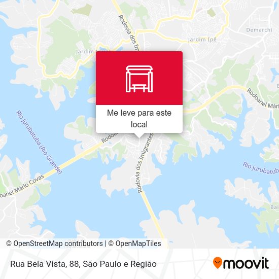 Rua Bela Vista, 88 mapa