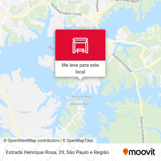 Estrada Henrique Rosa, 29 mapa