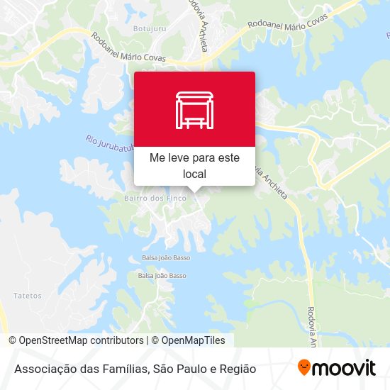 Associação das Famílias mapa