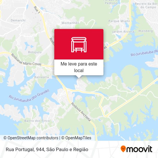 Rua Portugal, 944 mapa