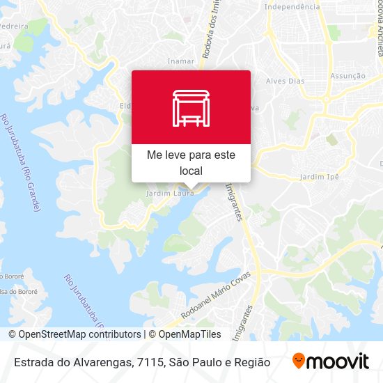 Estrada do Alvarengas, 7115 mapa