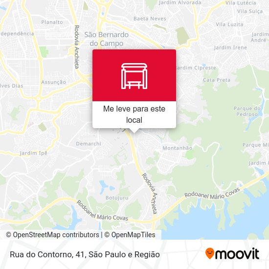 Rua do Contorno, 41 mapa
