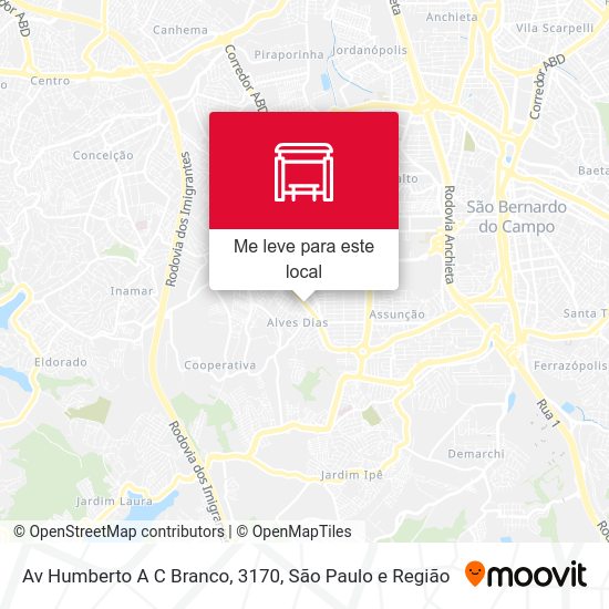 Av Humberto A C Branco, 3170 mapa