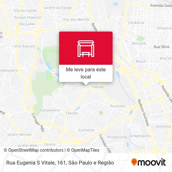 Rua Eugenia S Vitale, 161 mapa