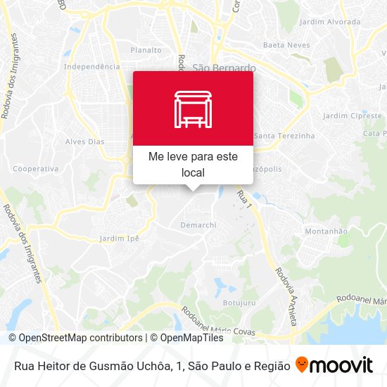 Rua Heitor de Gusmão Uchôa, 1 mapa