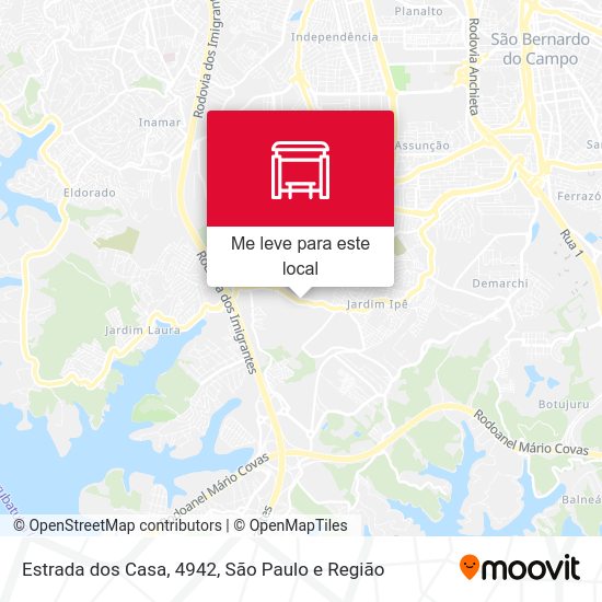 Estrada dos Casa, 4942 mapa