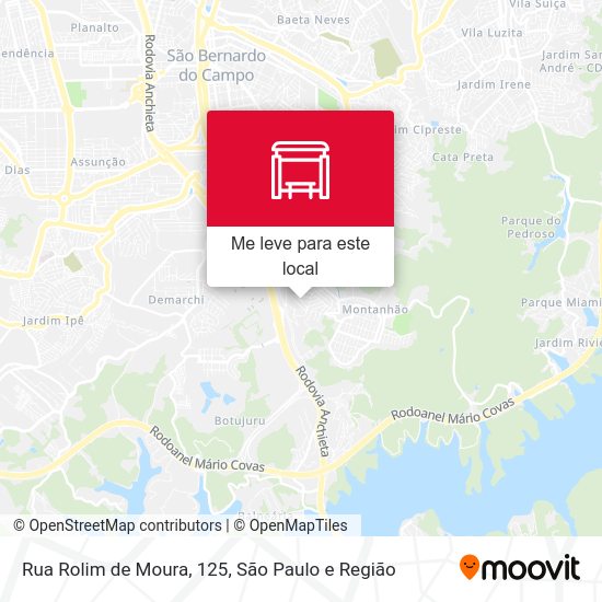 Rua Rolim de Moura, 125 mapa