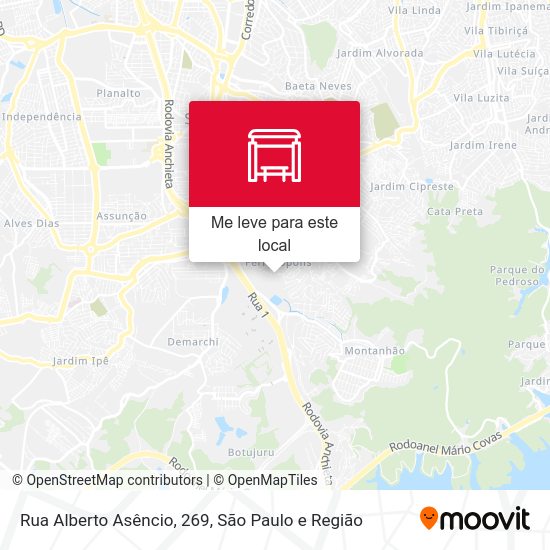Rua Alberto Asêncio, 269 mapa