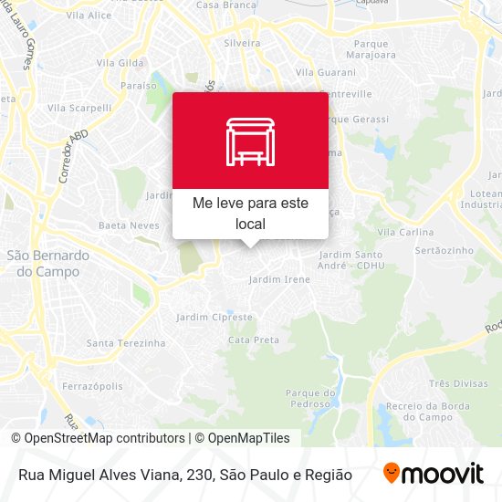 Rua  Miguel Alves Viana, 230 mapa
