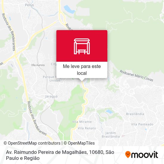 Av. Raimundo Pereira de Magalhães, 10680 mapa