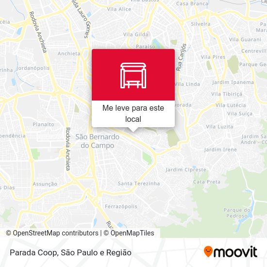 Parada Coop mapa