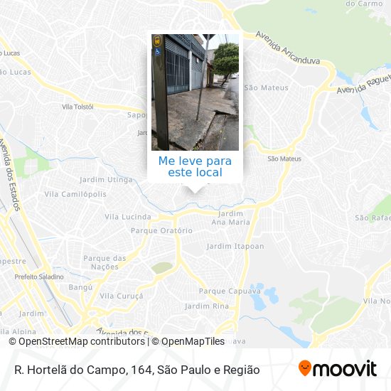 R. Hortelã do Campo, 164 mapa
