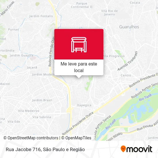 Rua Jacobe 716 mapa
