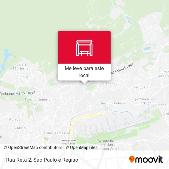 Rua Reta 2 mapa