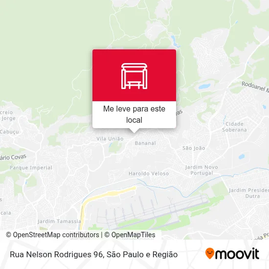 Rua Nelson Rodrigues 96 mapa