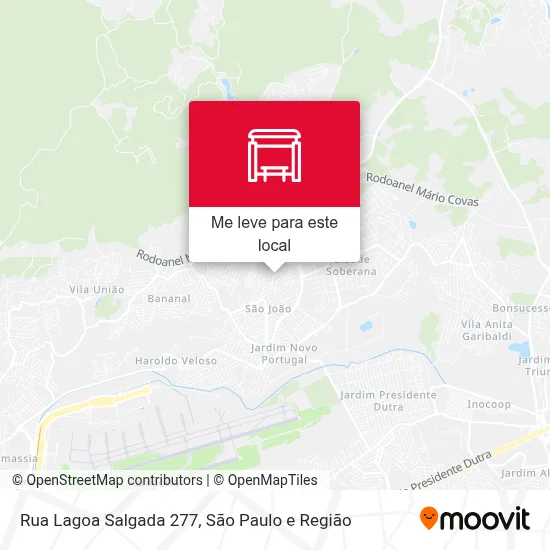 Rua Lagoa Salgada 277 mapa