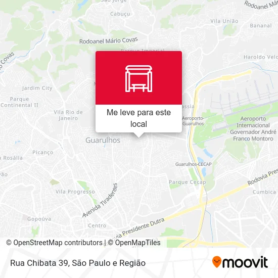 Rua Chibata 39 mapa