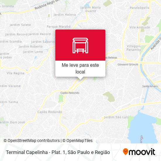 Terminal Capelinha - Plat. 1 mapa