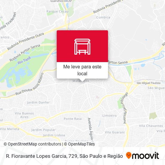 R. Fioravante Lopes Garcia, 729 mapa