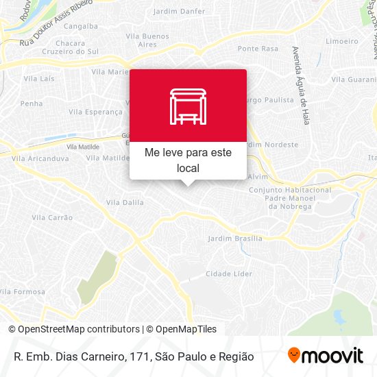 R. Emb. Dias Carneiro, 171 mapa