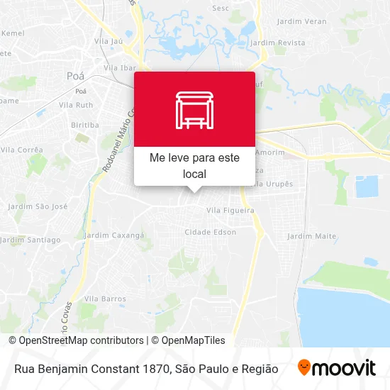 Rua Benjamin Constant 1870 mapa