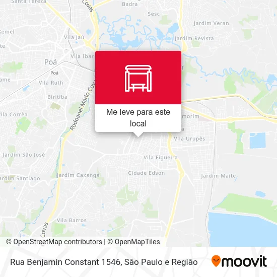 Rua Benjamin Constant 1546 mapa