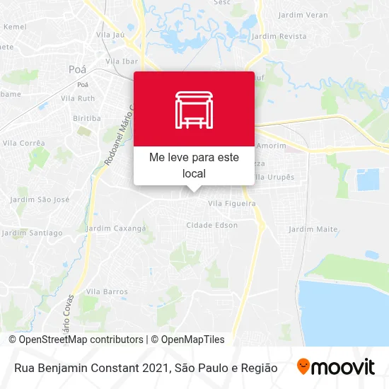Rua Benjamin Constant 2021 mapa