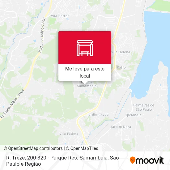 R. Treze,  200-320 - Parque Res. Samambaia mapa