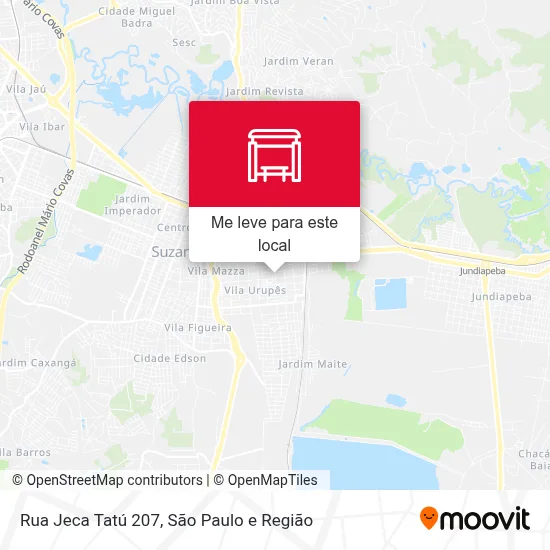 Rua Jeca Tatú 207 mapa