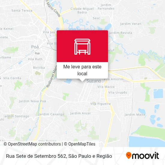 Rua Sete de Setembro 562 mapa