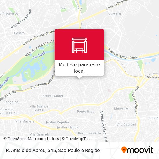 R. Anísio de Abreu, 545 mapa