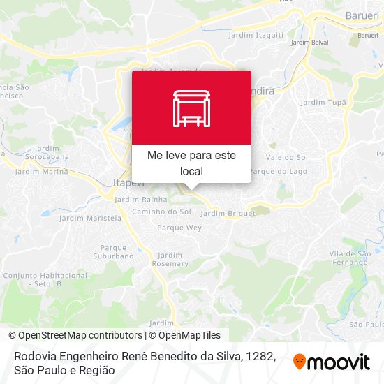 Rodovia Engenheiro Renê Benedito da Silva, 1282 mapa