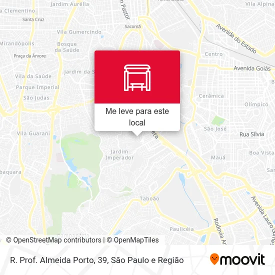 R. Prof. Almeida Porto, 39 mapa