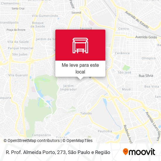 R. Prof. Almeida Porto, 273 mapa