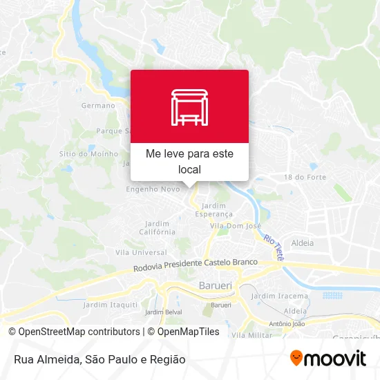 Rua Almeida mapa