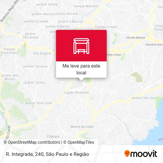 R. Integrada, 240 mapa