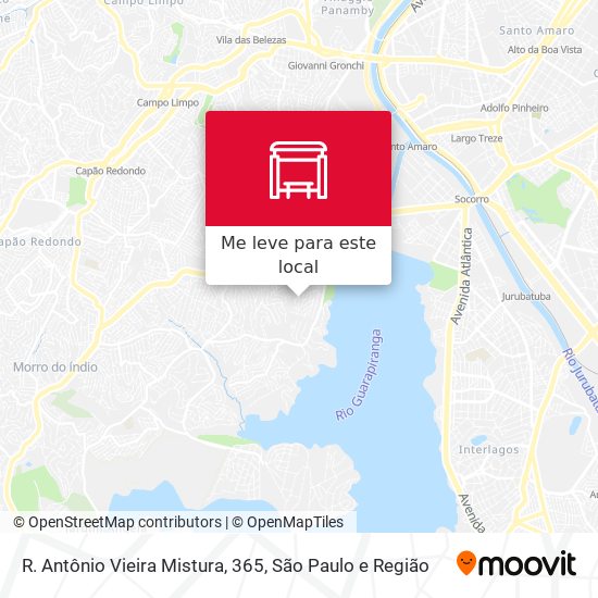 R. Antônio Vieira Mistura, 365 mapa