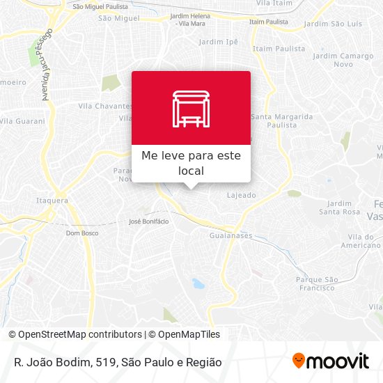 R. João Bodim, 519 mapa