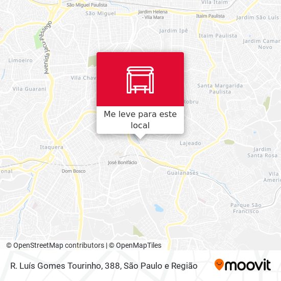 R. Luís Gomes Tourinho, 388 mapa