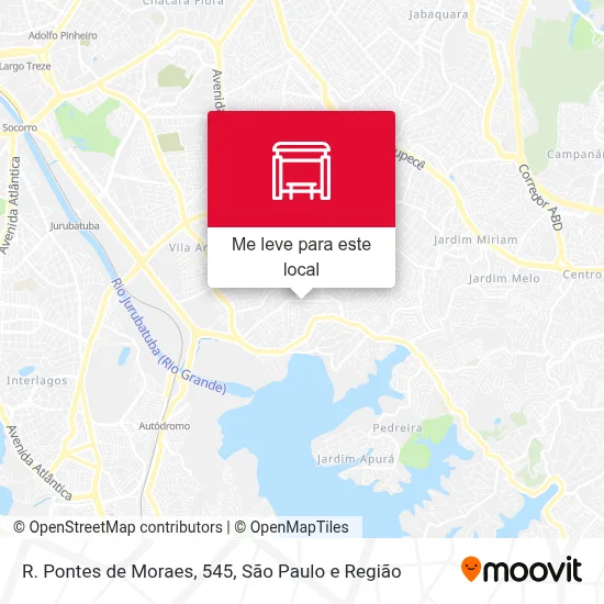 R. Pontes de Moraes, 545 mapa
