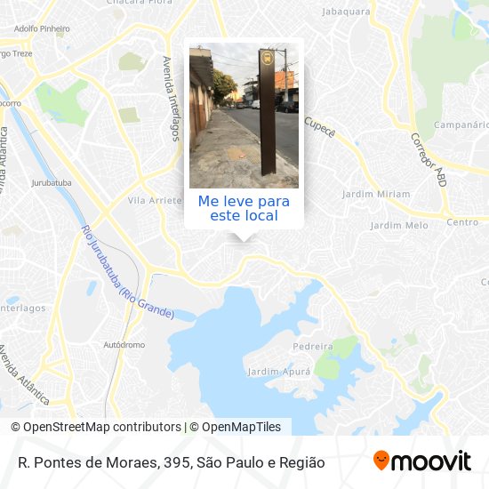 R. Pontes de Moraes, 395 mapa