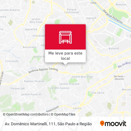 Av. Domênico Martinelli, 111 mapa